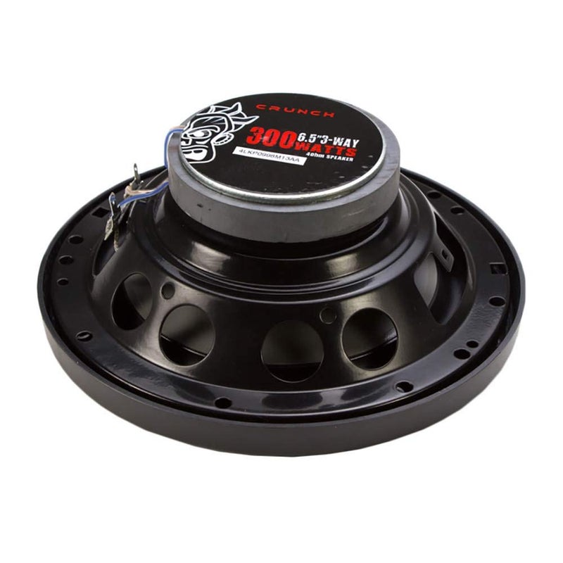 Crunch 300 Watts 6.5-Inch Coax Shallow 4 Ohms CS Speakers, Black | CS-65CXS - Image 2